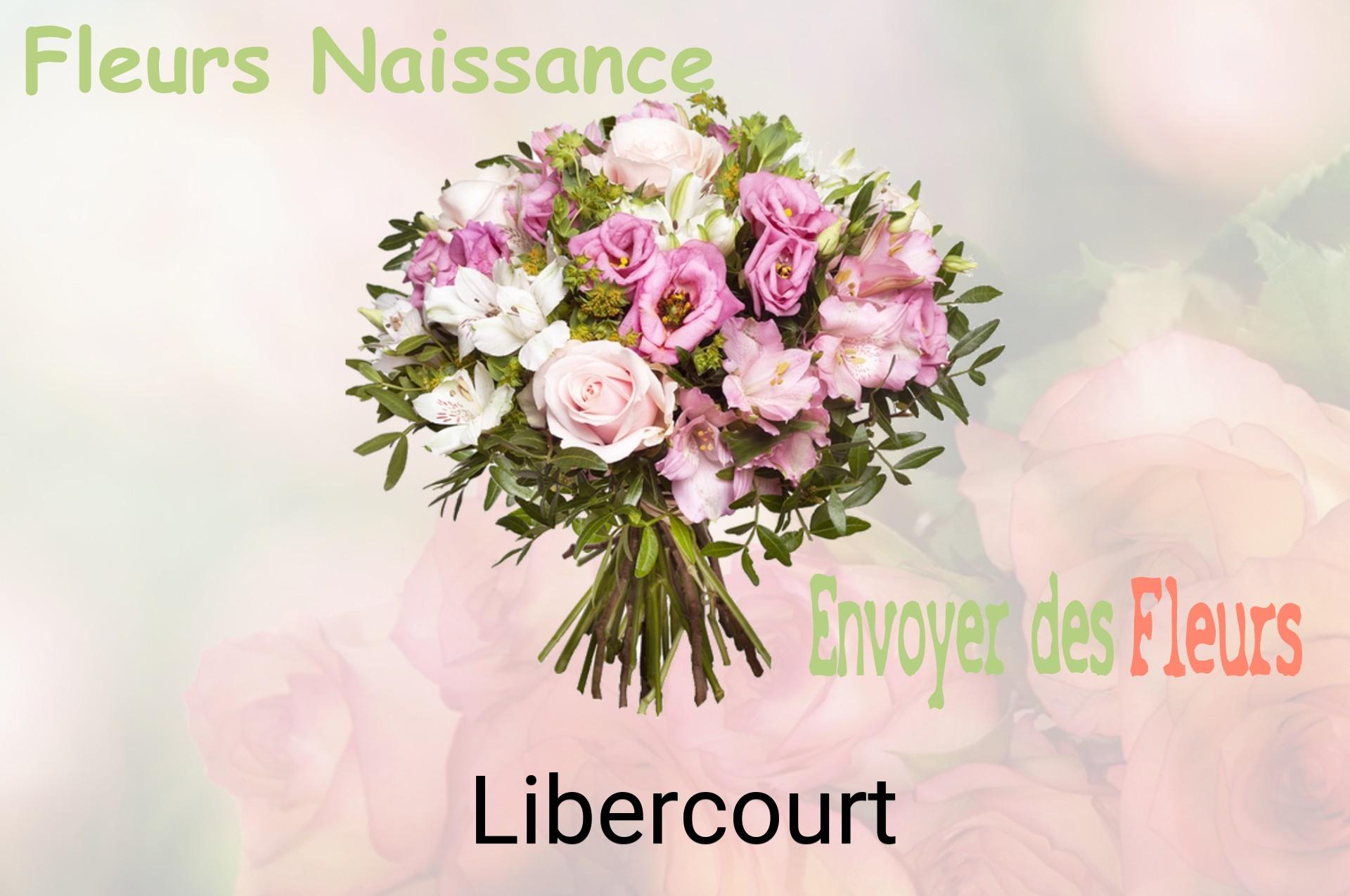 Bouquet de fleurs de naissance livré à Libercourt